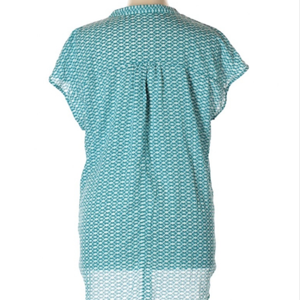 Halogen Boxy Pattern Blouse Small - Picture 2 of 7